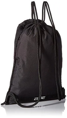 Nike Men's Hoops Elite Basketball Gym Sack (Black/Black/White)