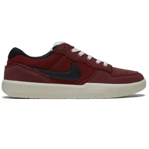 Nike SB Force 58 Shoes - Dark Team Red/Black/Black/Light Orewood Brown