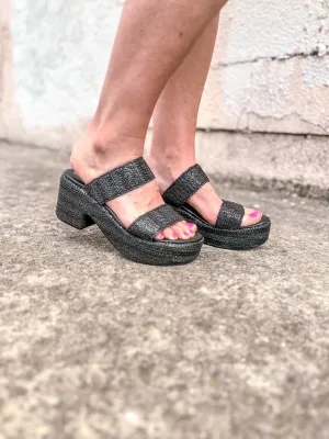 Ocean Ave Ebony Sandals