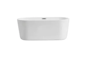 Odette 59" Soaking Roll Top Bathtub