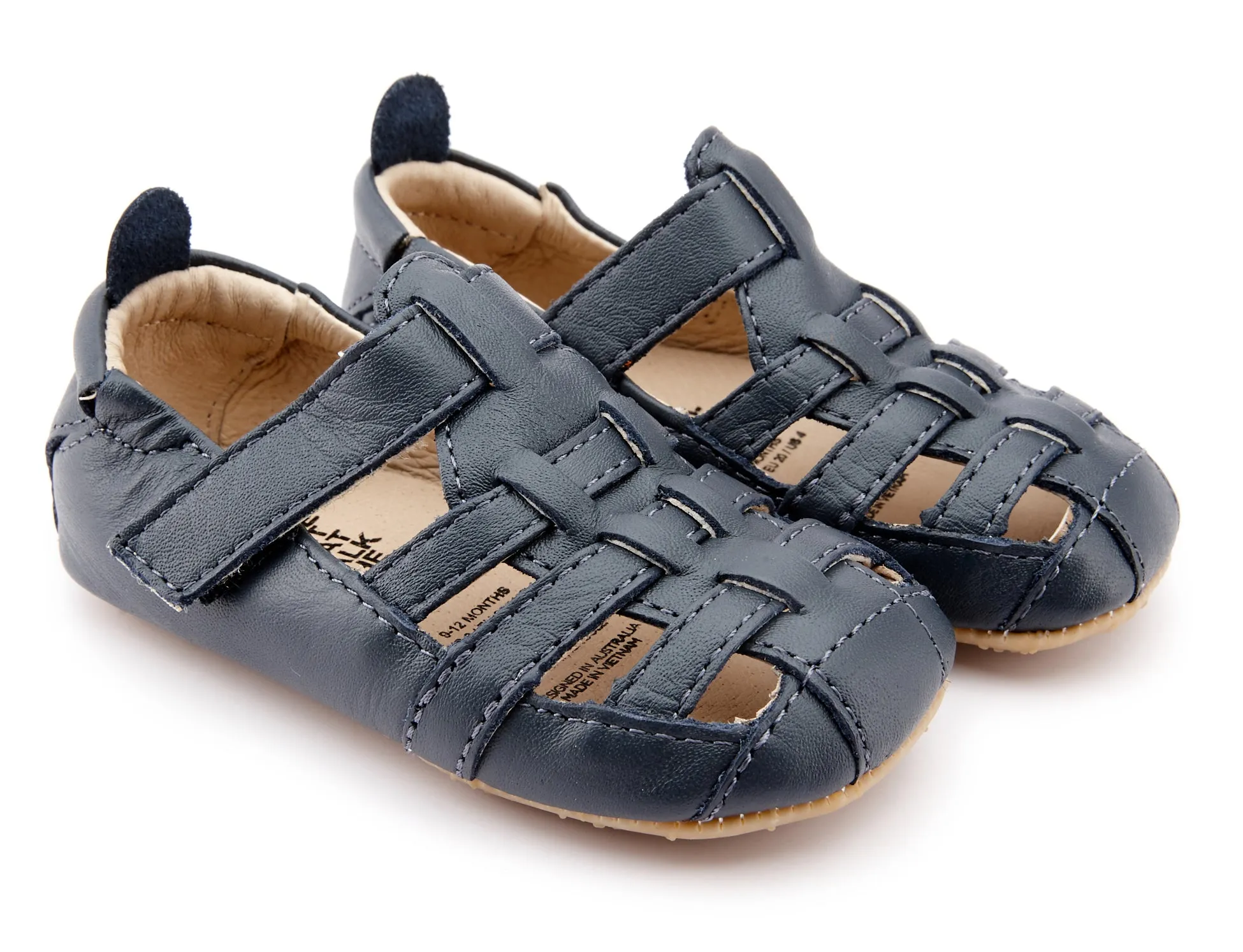 Old Soles Girl's and Boy's 038R Gladiator Flat Sandals - Navy