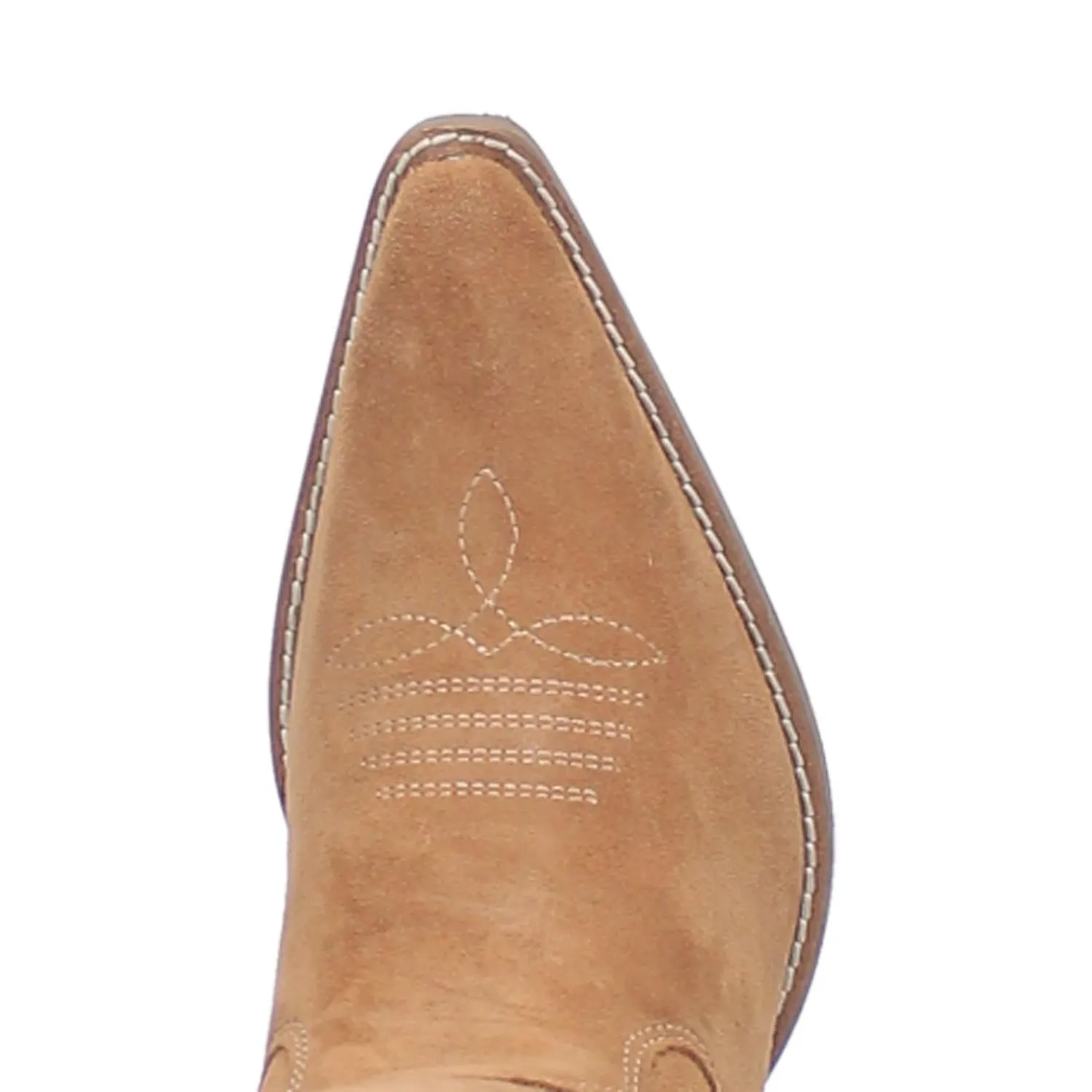 Online Exclusive | Dingo | Thunder Road Suede Leather Cowboy Boots in Camel Brown **PREORDER