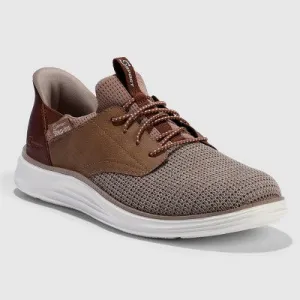 Open Box - S Sport by Skechers Men's Donovan Hybrid Step-In Sneakers - Light Brown 11