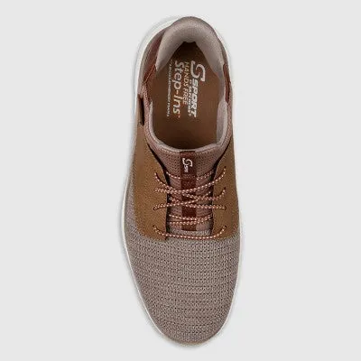 Open Box - S Sport by Skechers Men's Donovan Hybrid Step-In Sneakers - Light Brown 11