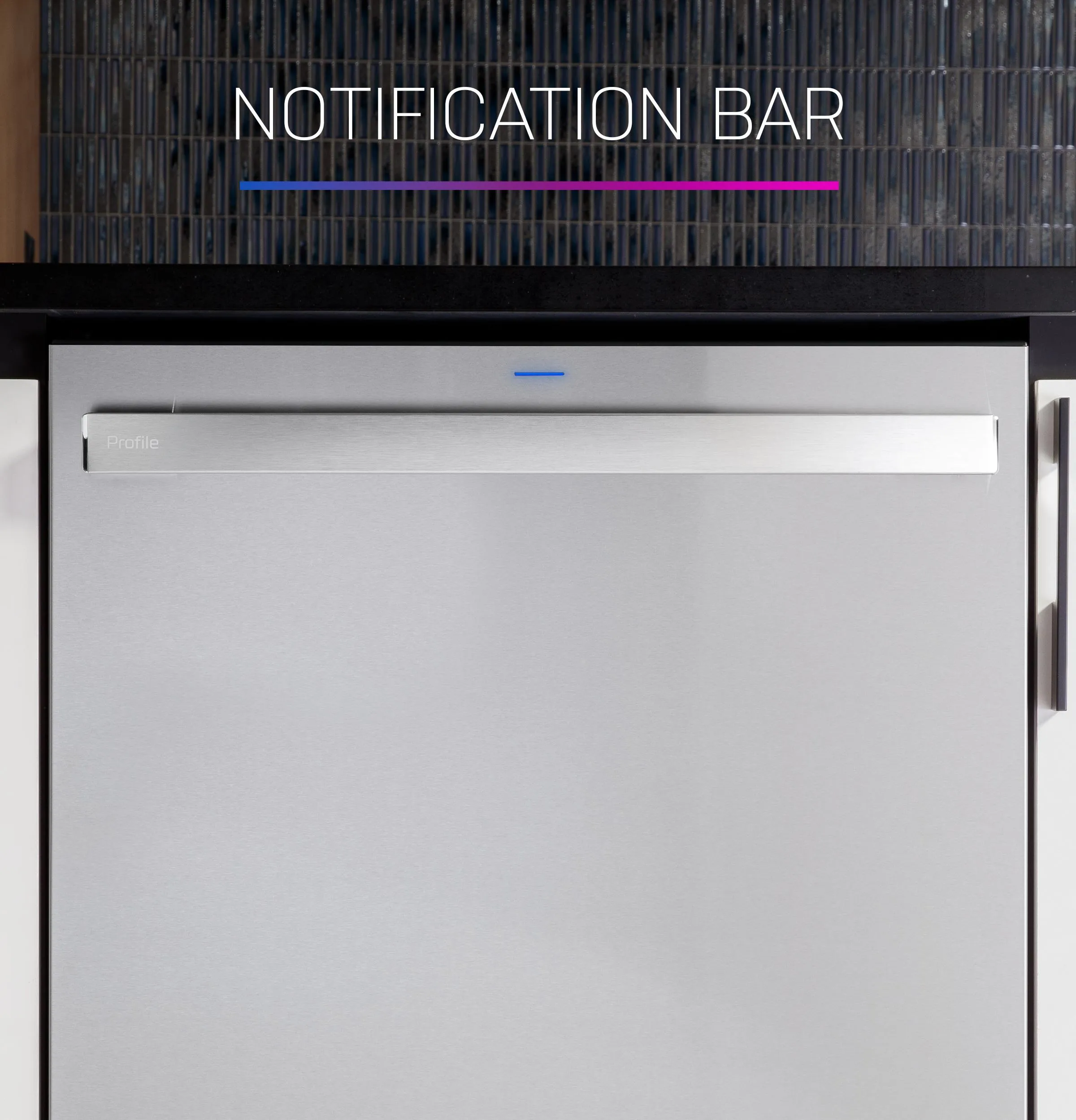 PDT715SYVFS GE Profile™ ENERGY STAR® Fingerprint Resistant Top Control Stainless Interior Dishwasher with Microban™ Antimicrobial Technology with Sanitize Cycle