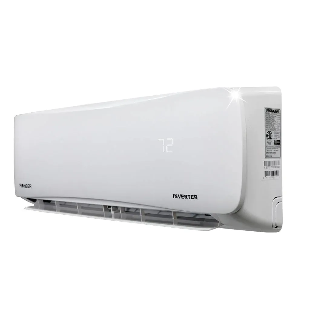 Pioneer® 12,000 BTU 20.8 SEER2 Ductless Mini-Split Inverter  Air Conditioner Heat Pump System Full Set 115V