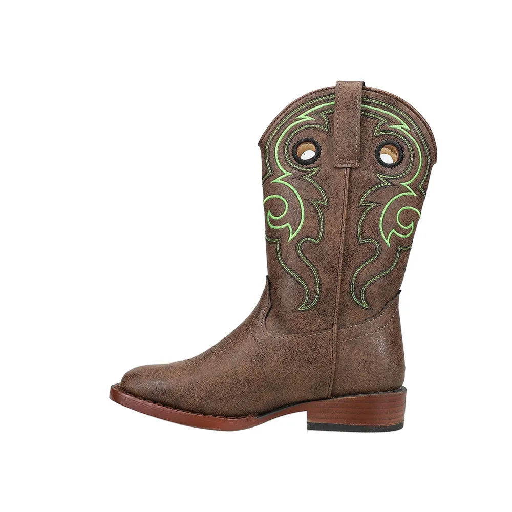 Reno Embroidered Square Toe Cowboy Boots (Toddler-Little Kid)