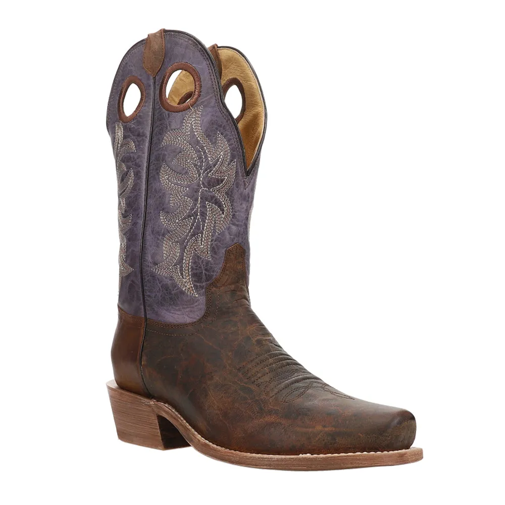 Ride 'Em Embroidered Cowboy Square Toe Cowboy Boots