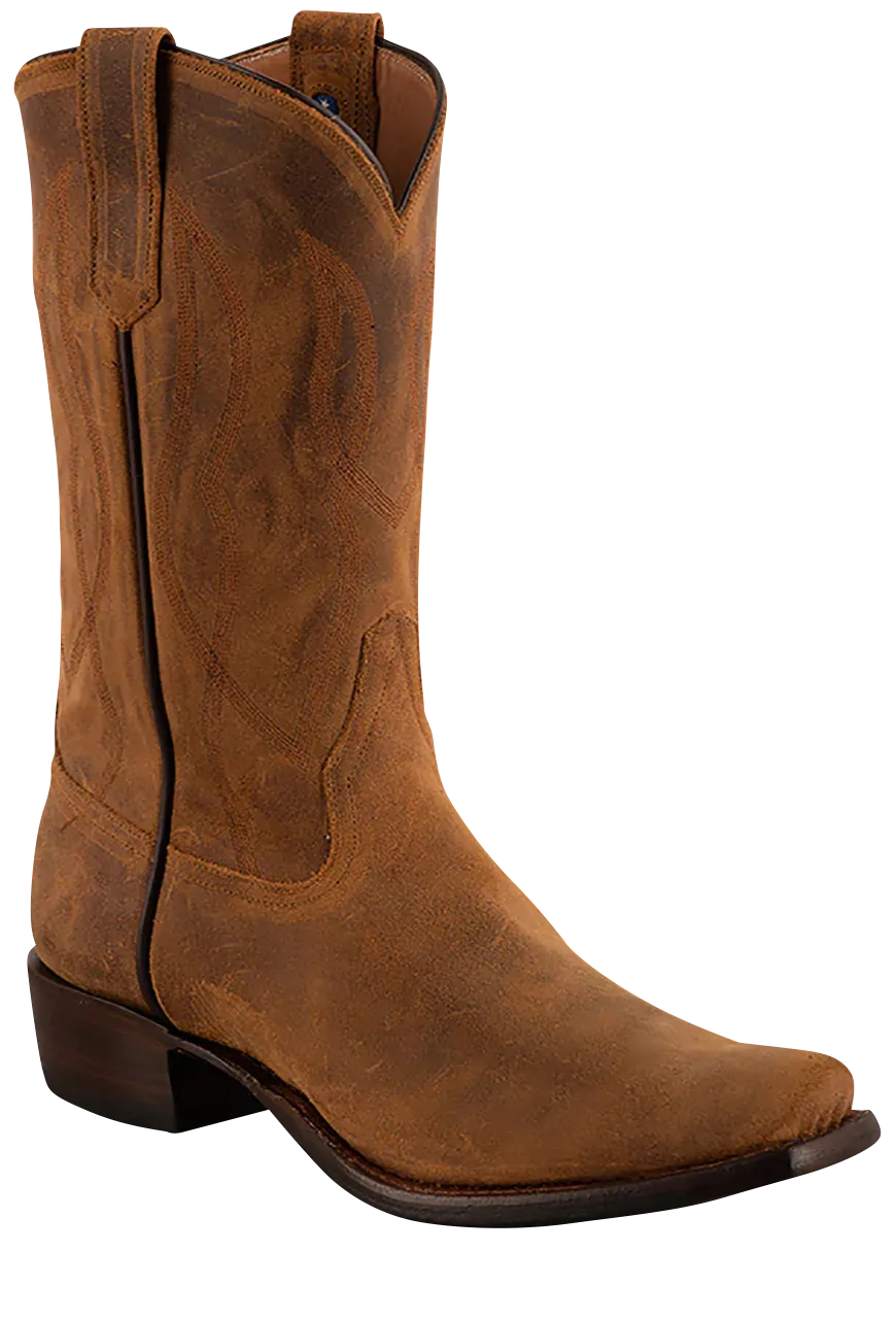 Rios of Mercedes Kudu Antelope Cowboy Boots - Light Brown