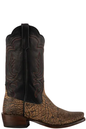 Rios of Mercedes Men's Cape Buffalo Cowboy Boots - Tan