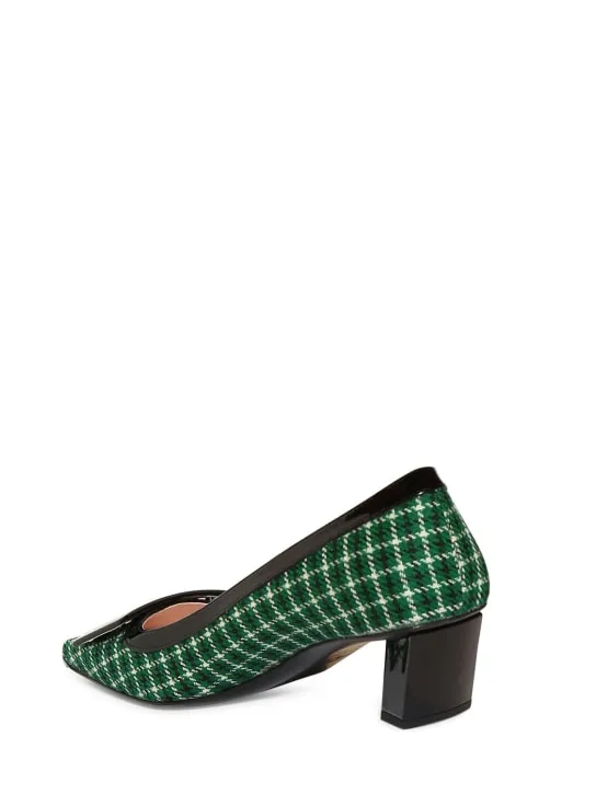 Roger Vivier   45mm Belle Vivier checked pumps 