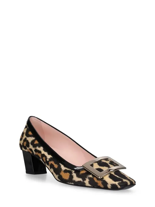 Roger Vivier   45mm Belle Vivier leopard pumps 