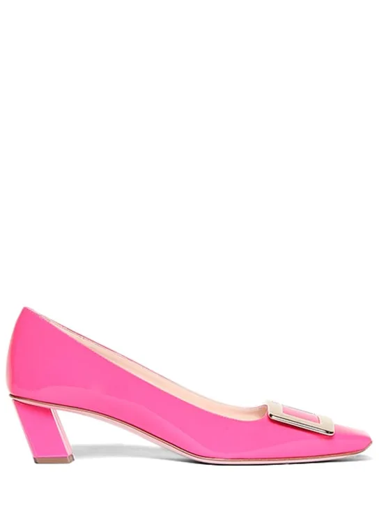 Roger Vivier   45mm Belle Vivier patent leather pumps 