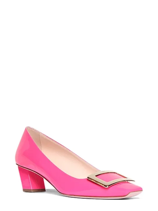 Roger Vivier   45mm Belle Vivier patent leather pumps 