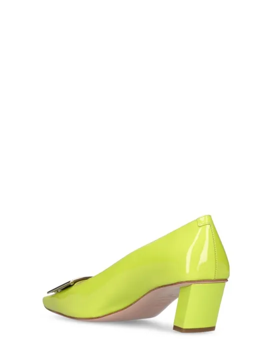 Roger Vivier   45mm Belle Vivier patent leather pumps 