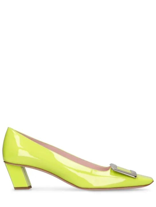 Roger Vivier   45mm Belle Vivier patent leather pumps 