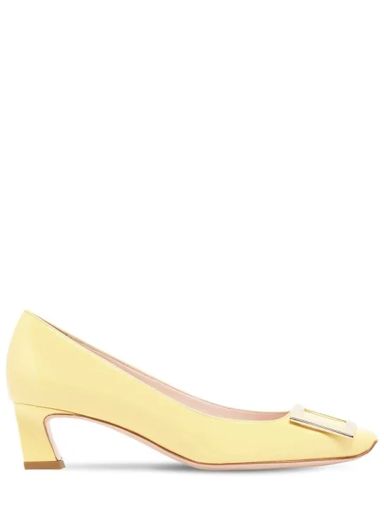 Roger Vivier   45mm Trompette patent leather pumps 