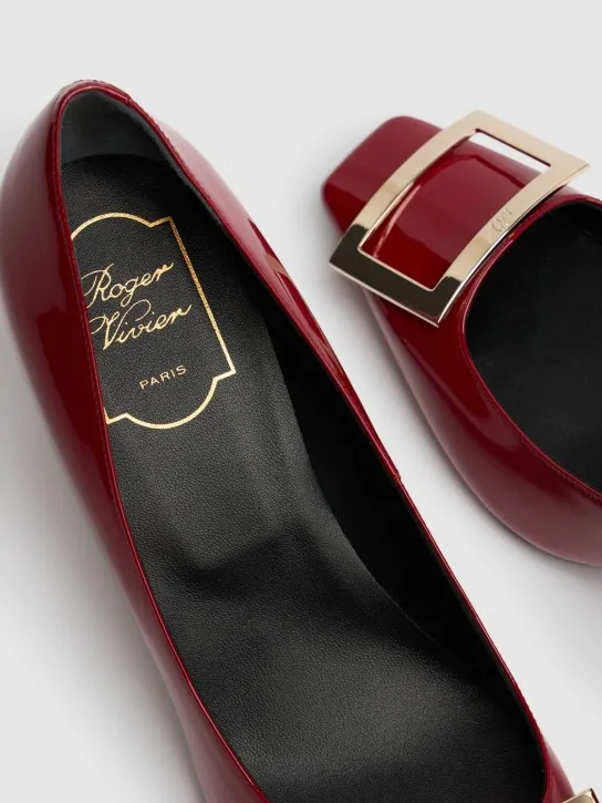 Roger Vivier   70mm Trompette patent leather pumps 