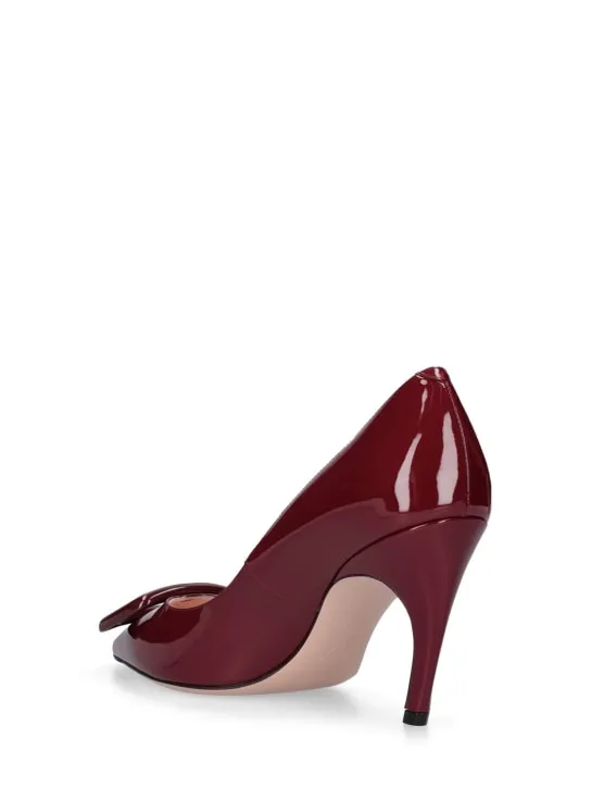 Roger Vivier   85mm Choc patent leather pumps 