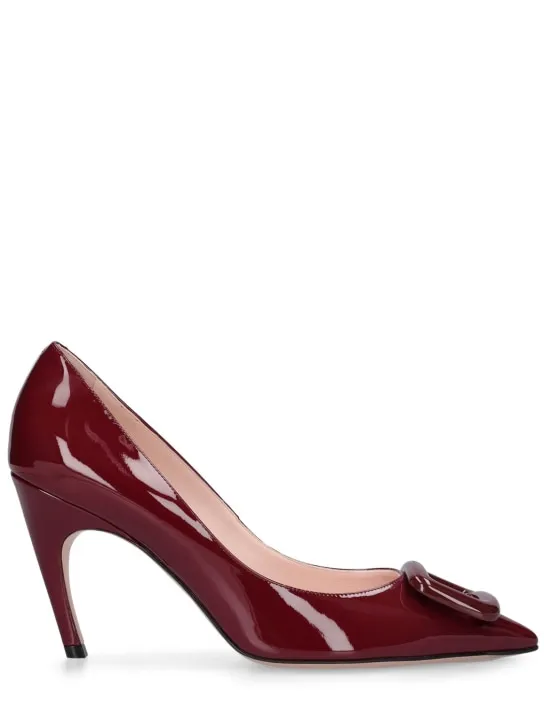 Roger Vivier   85mm Choc patent leather pumps 