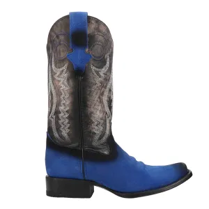 Roughrider Embroidered Narrow Square Toe Cowboy Boots