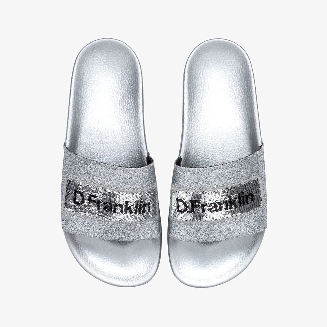 Sequins Slide Silver