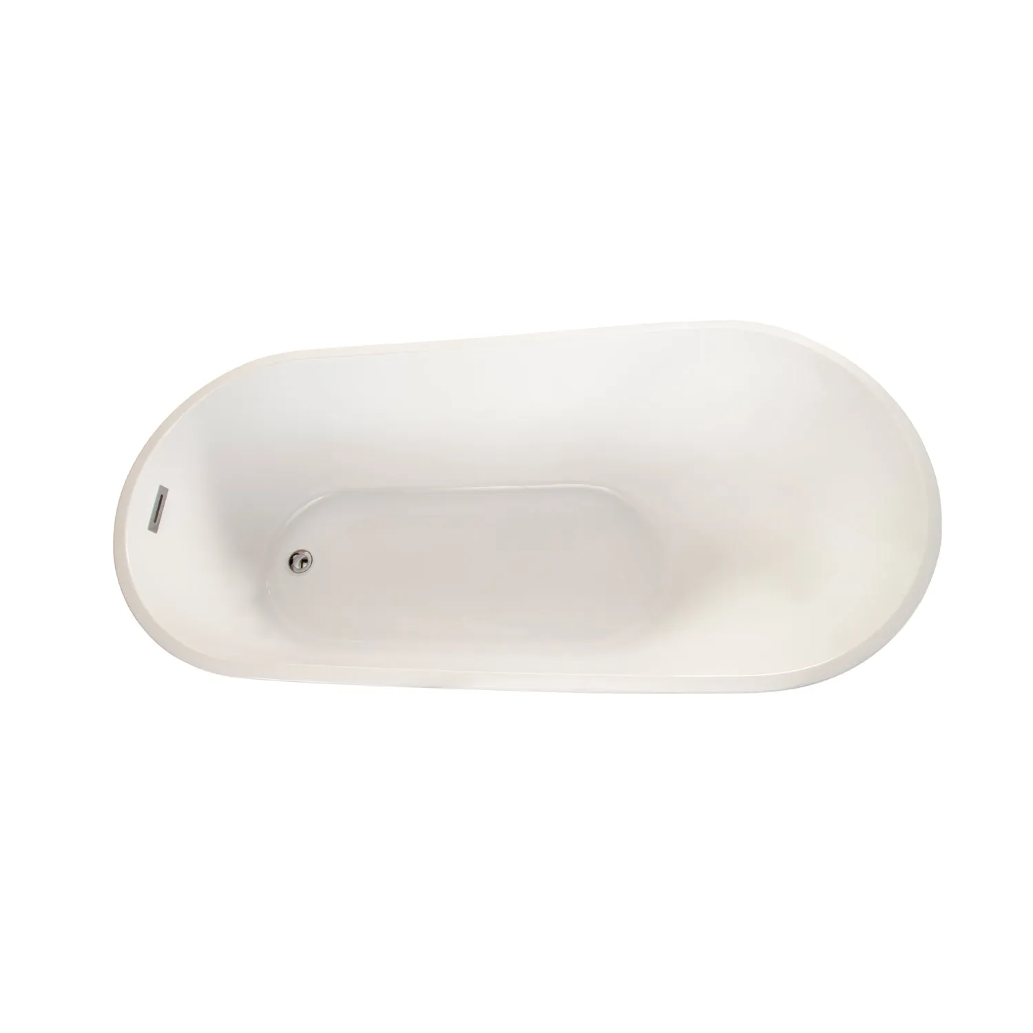 Shaia Freestanding Soaking Acrylic Bathtub