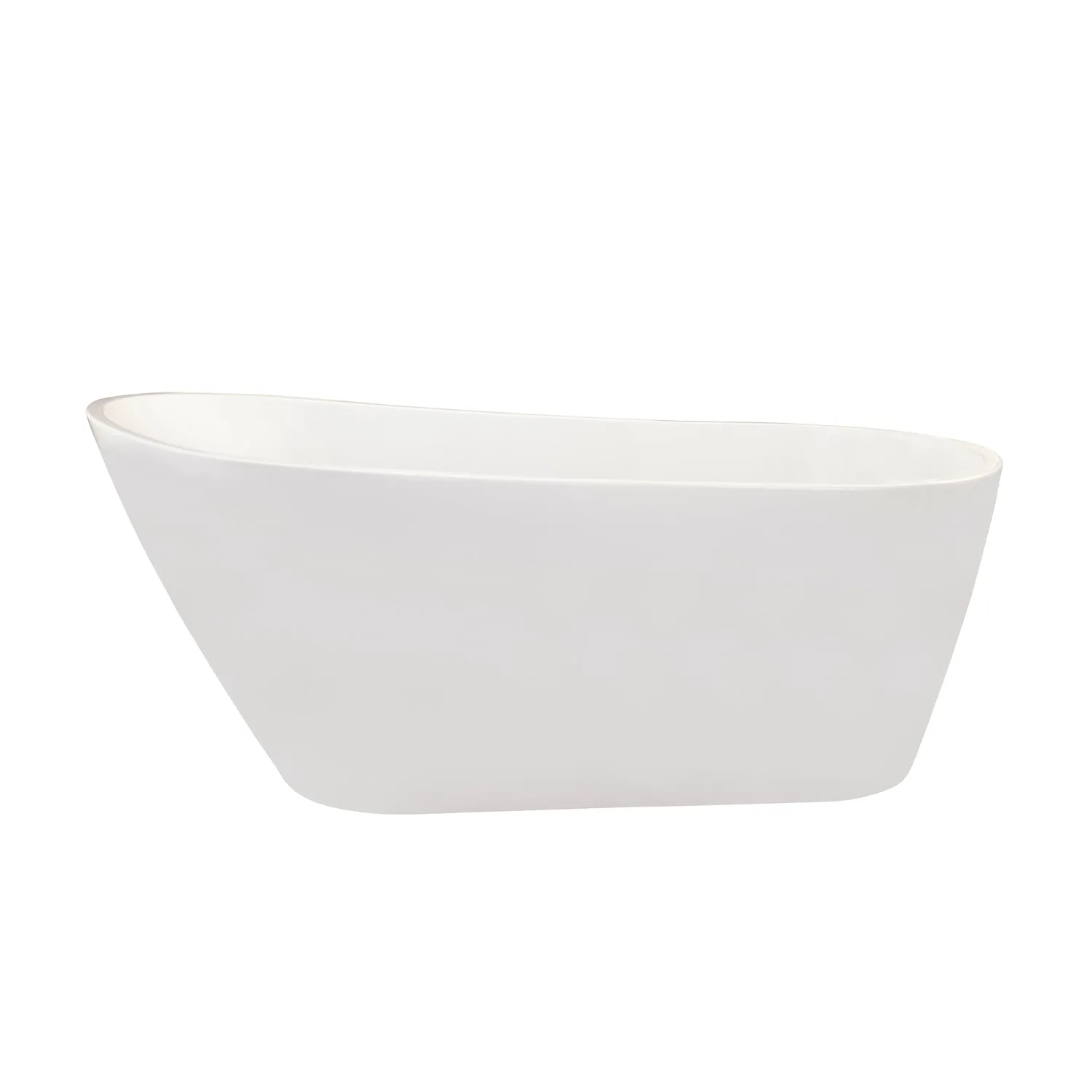 Shaia Freestanding Soaking Acrylic Bathtub