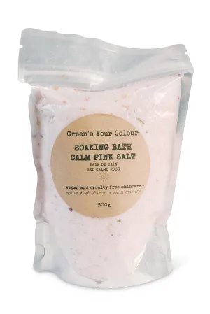 SOAKING BATH CALM PINK SALT