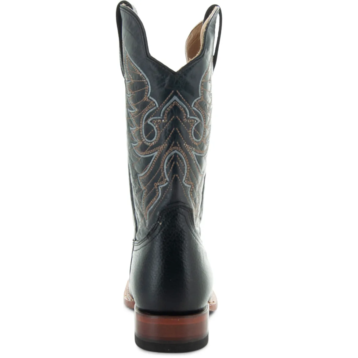 Soto Boots Men's Broad Square Toe Cowboy Boots H8003