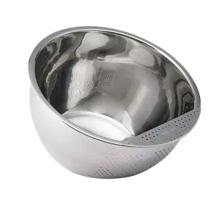 Stainless Steel Rice Washing Bowl