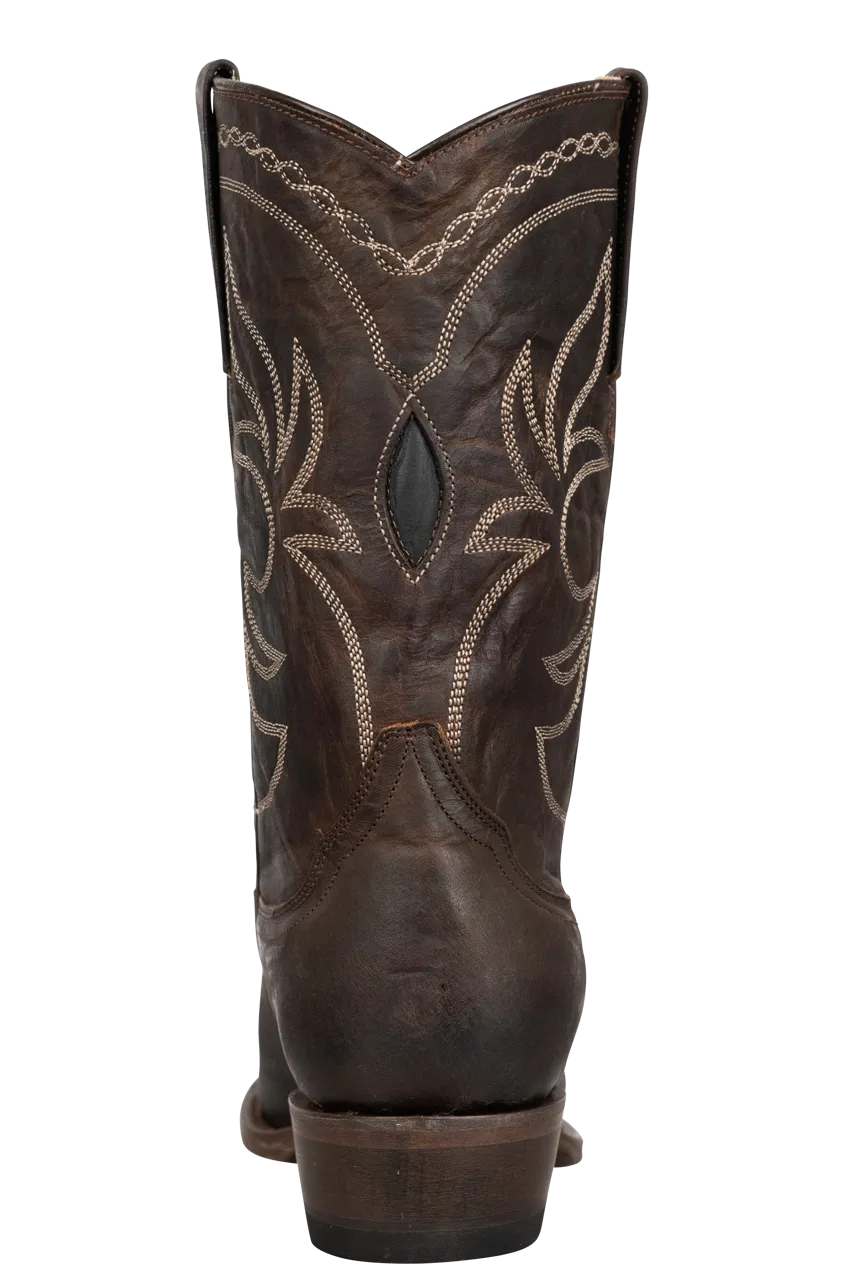 Stetson Women's Calf Leather Cowgirl Boots - Brown