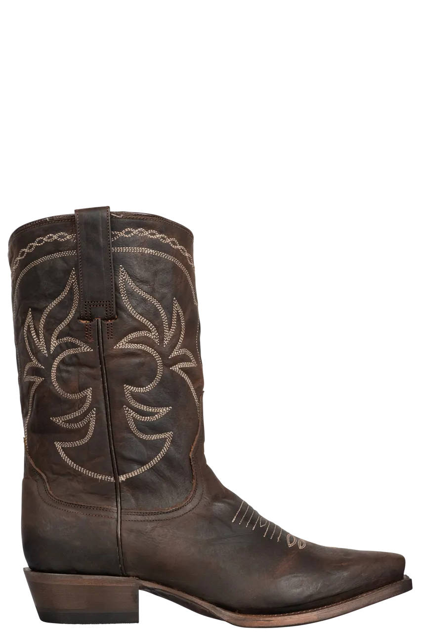 Stetson Women's Calf Leather Cowgirl Boots - Brown