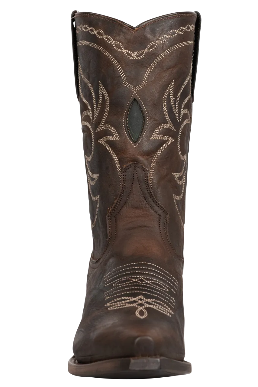 Stetson Women's Calf Leather Cowgirl Boots - Brown