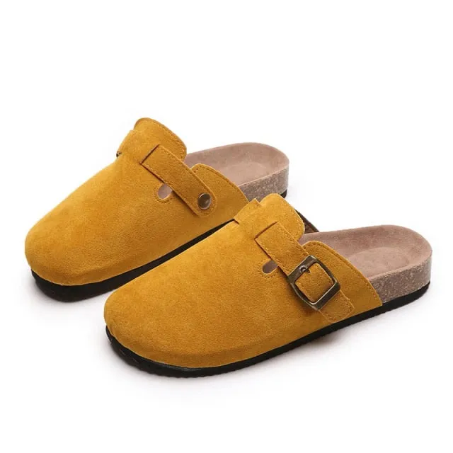 Summer Couple Slippers Woman Man Adult Cork Sandals Women Casual Beach Gladiator Flat Shoes Buckle Strap Size 35-44