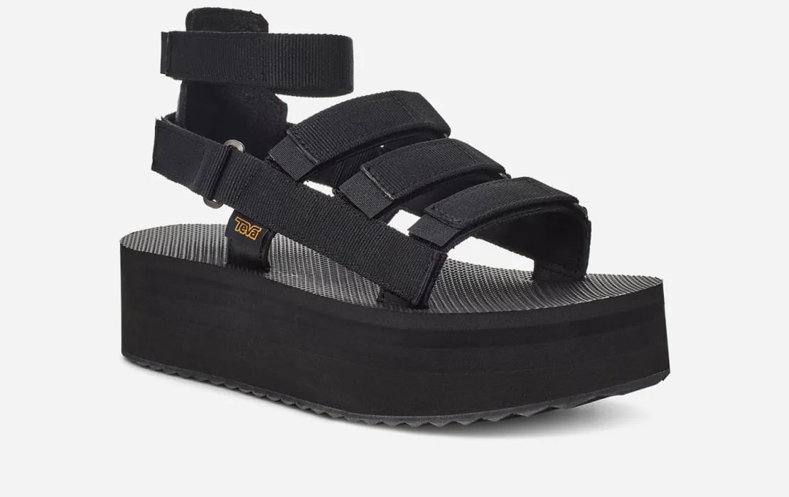 'Teva' Women's Flatform Mevia Sandal - Black