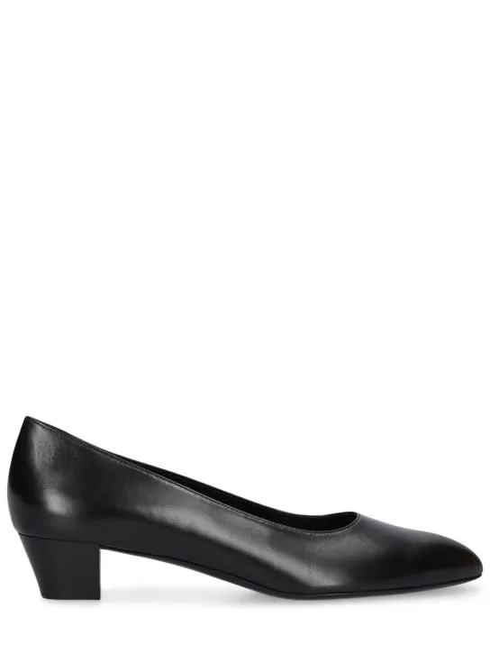 The Row   35mm Luisa leather pumps 