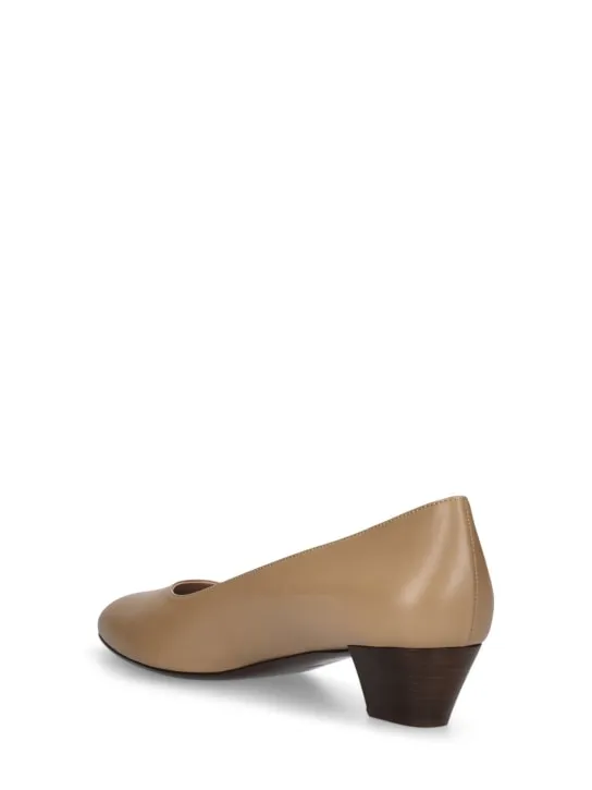 The Row   35mm Luisa leather pumps 