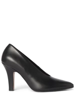 The Row   90mm Prudens leather pumps 