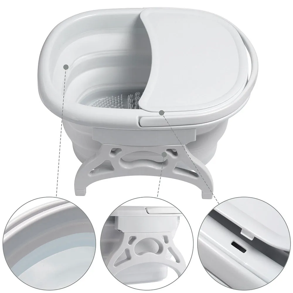 TheLAShop Collapsible Foot Bath Basin Soaking Tub with Cover