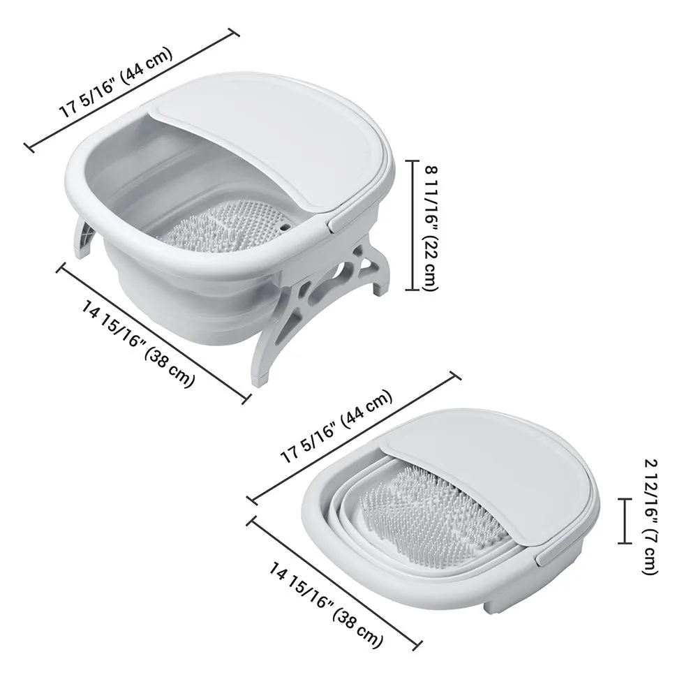 TheLAShop Collapsible Foot Bath Basin Soaking Tub with Cover