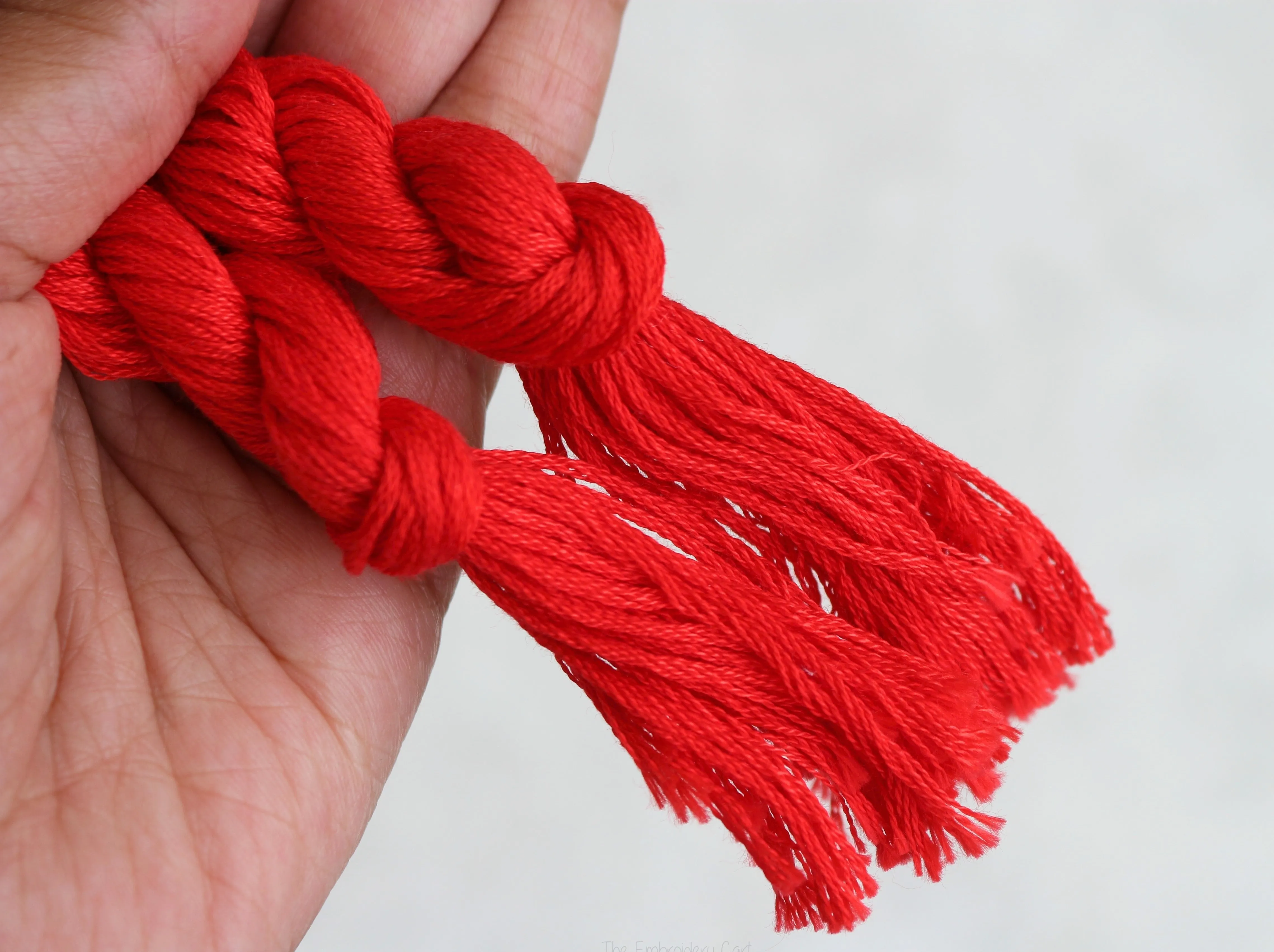 ThreadworX Bright Red 10902 - Bright Red Variegated Embroidery Thread