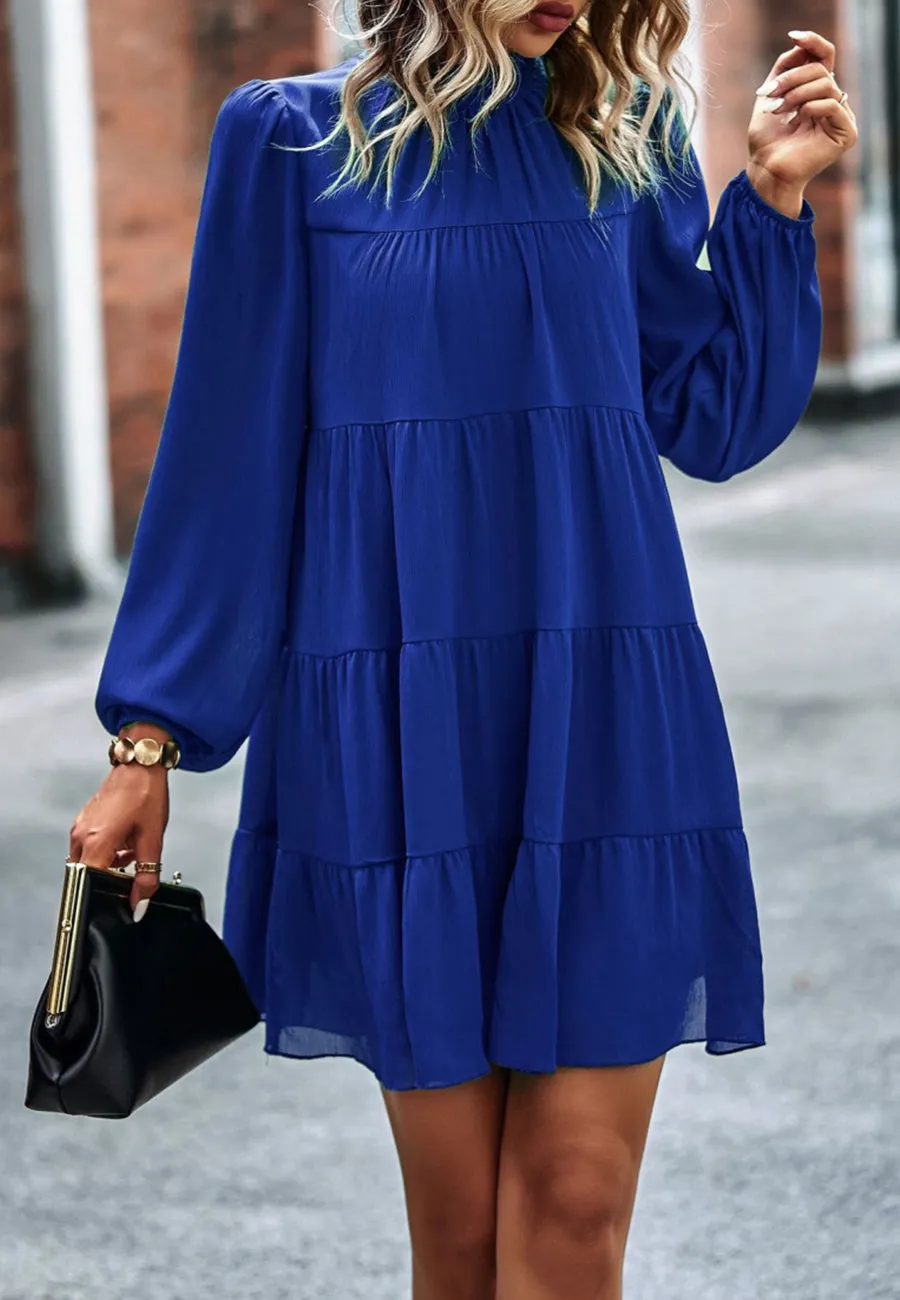 Tie Ribbon Back Shift Dress