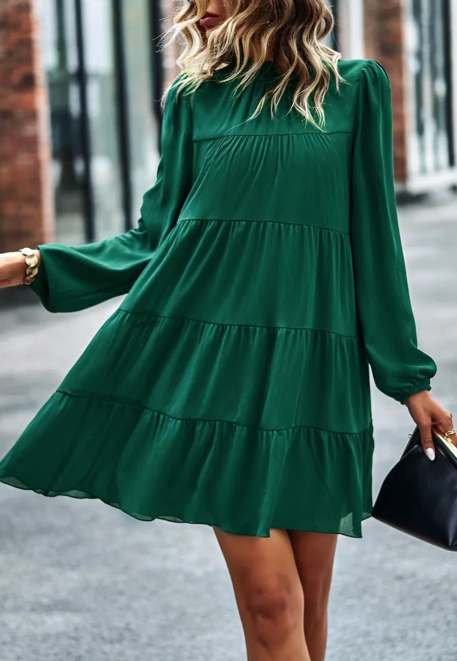 Tie Ribbon Back Shift Dress