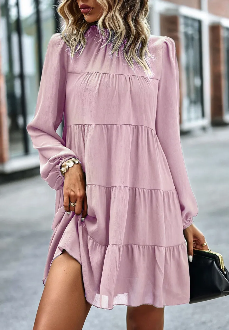 Tie Ribbon Back Shift Dress