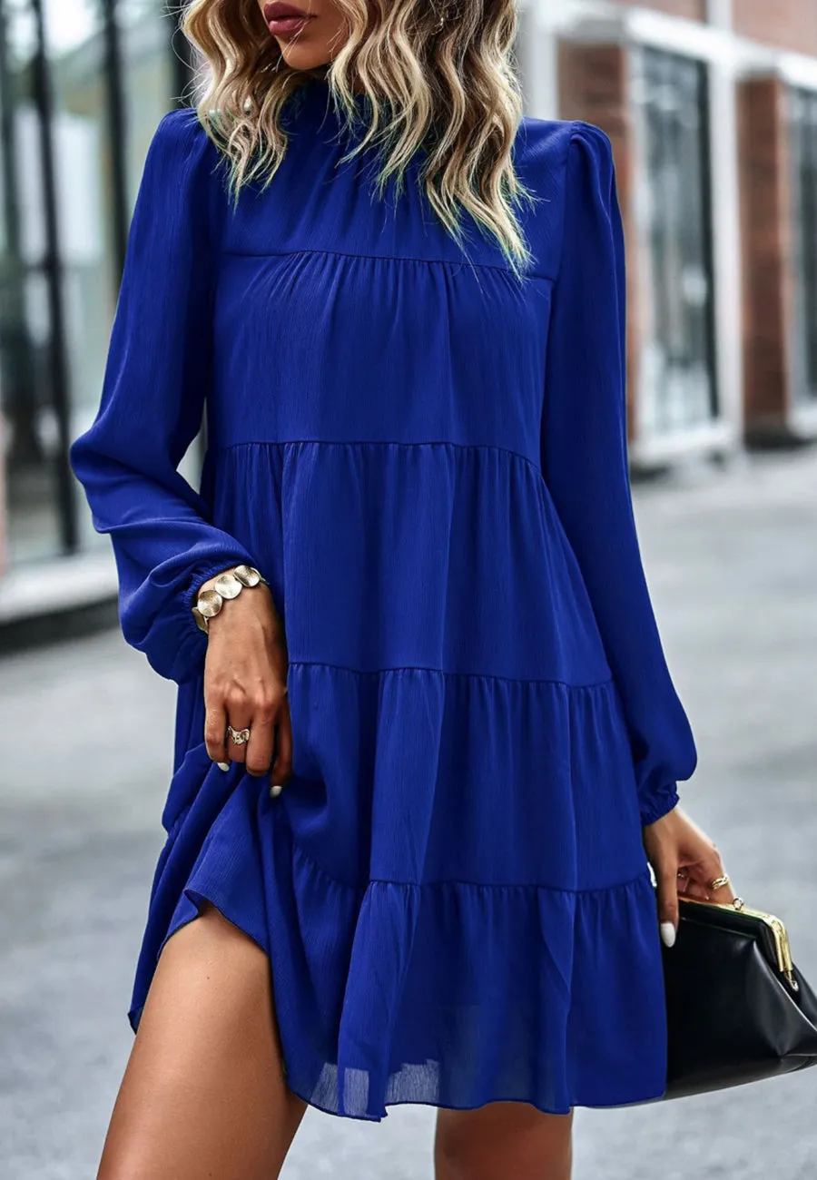 Tie Ribbon Back Shift Dress