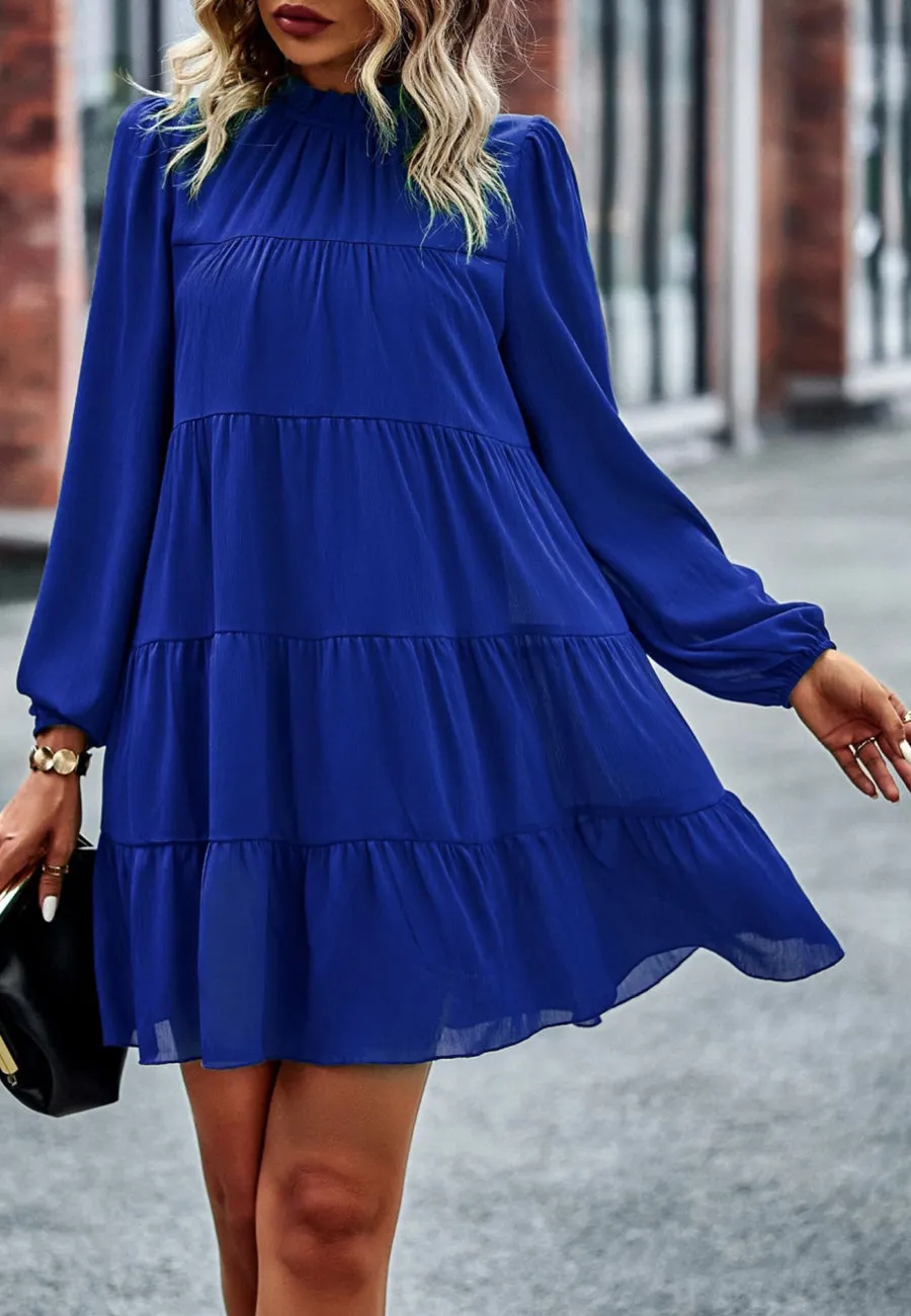 Tie Ribbon Back Shift Dress