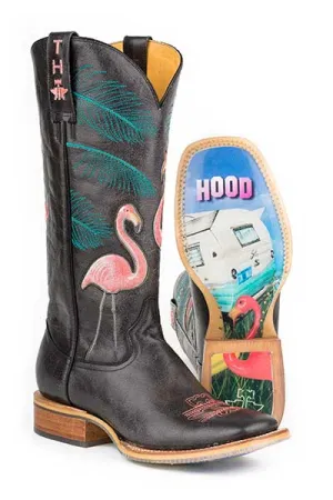 Tin Haul Womens Flamingo Western Boots Style 14-021-0007-1214