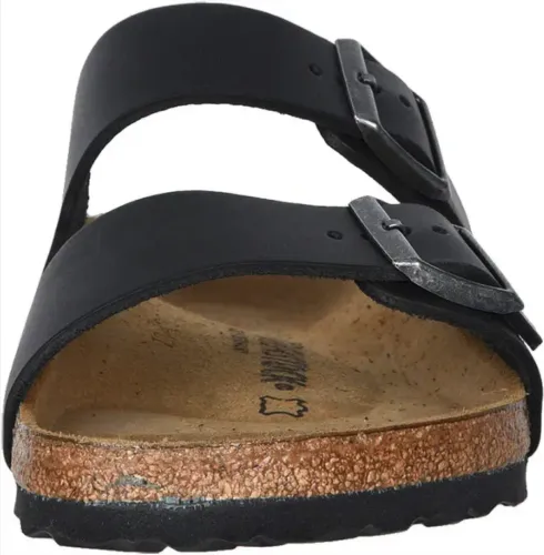 Unisex Shoes Birkenstock ARIZONA Slide Sandals 0552111 BLACK OILED LEATHER