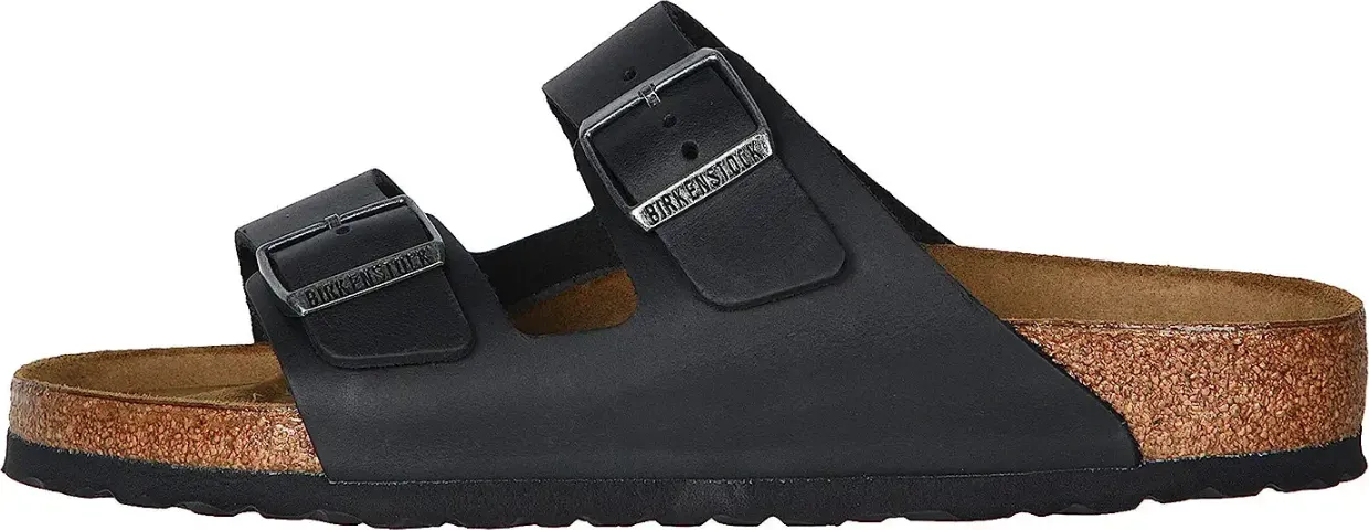 Unisex Shoes Birkenstock ARIZONA Slide Sandals 0552111 BLACK OILED LEATHER